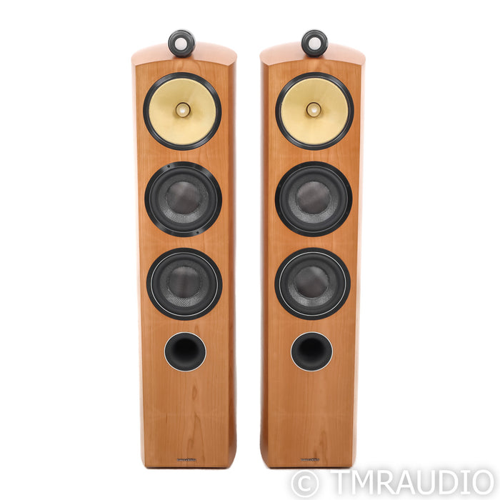 B&W 804 D2Floorstanding Speakers; Cherry Pair