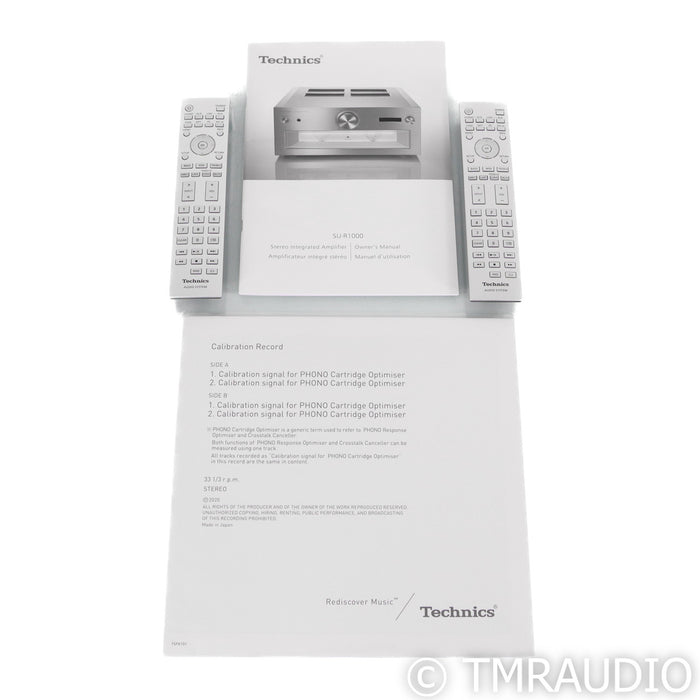 Technics SU-R1000 Stereo Integrated Amplifier; MM / MC Phono