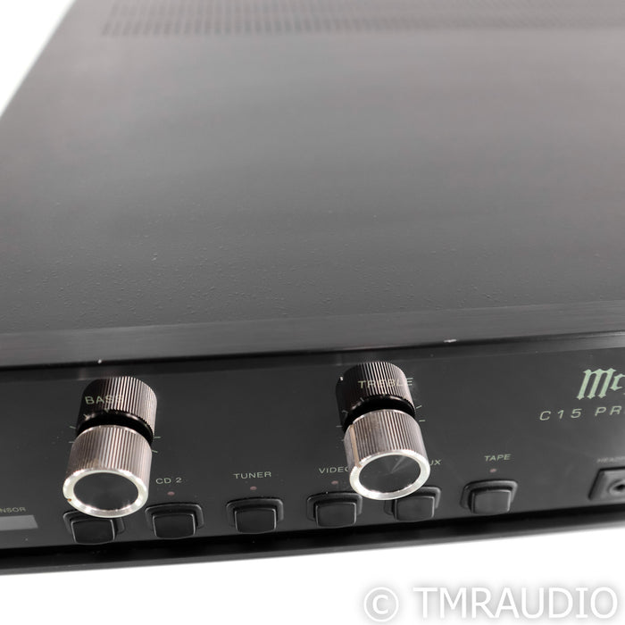 McIntosh C15 Stereo Preamplifier; MM Phono