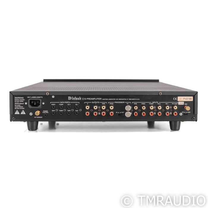 McIntosh C15 Stereo Preamplifier; MM Phono