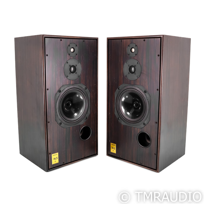 Harbeth Super HL5+ Loudspeakers; Tiger Ebony Pair