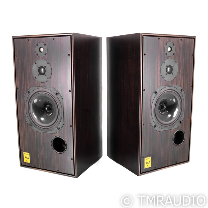 Harbeth Super HL5+ Loudspeakers; Tiger Ebony Pair