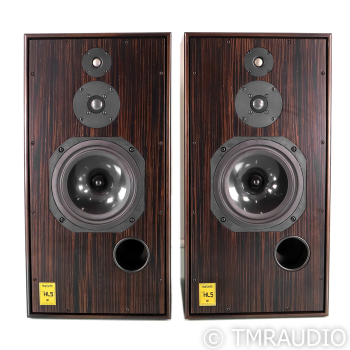 Harbeth Super HL5+ Loudspeakers; Tiger Ebony Pair