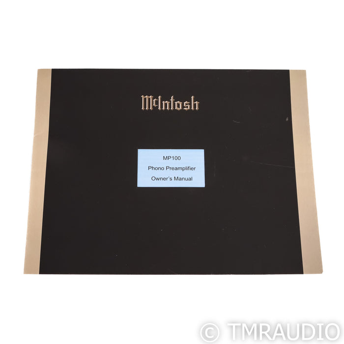 McIntosh MP100 Stereo Phono Preamplifier; MM/MC Phono; DAC