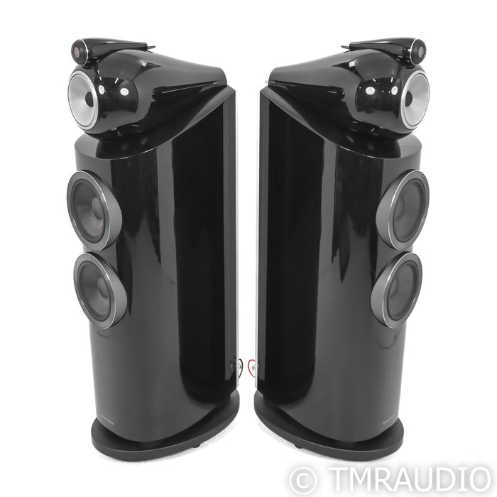 B&W 803 D3 Floorstanding Speakers; Gloss Black Pair
