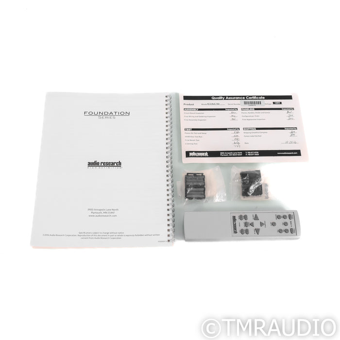 Audio Research DAC9 Tube DAC; D/A Converter