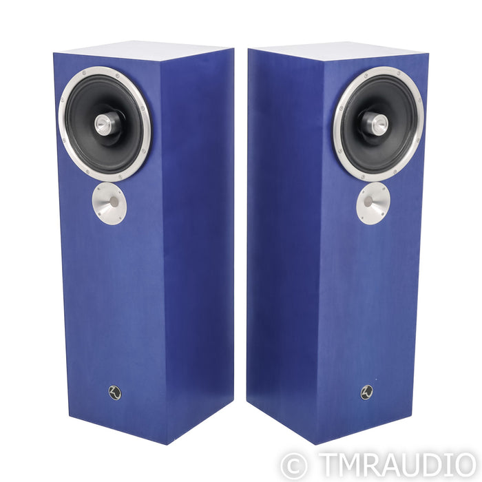 Zu Audio Omen Dirty Weekend Floorstanding Speakers; Electric Blue Pair