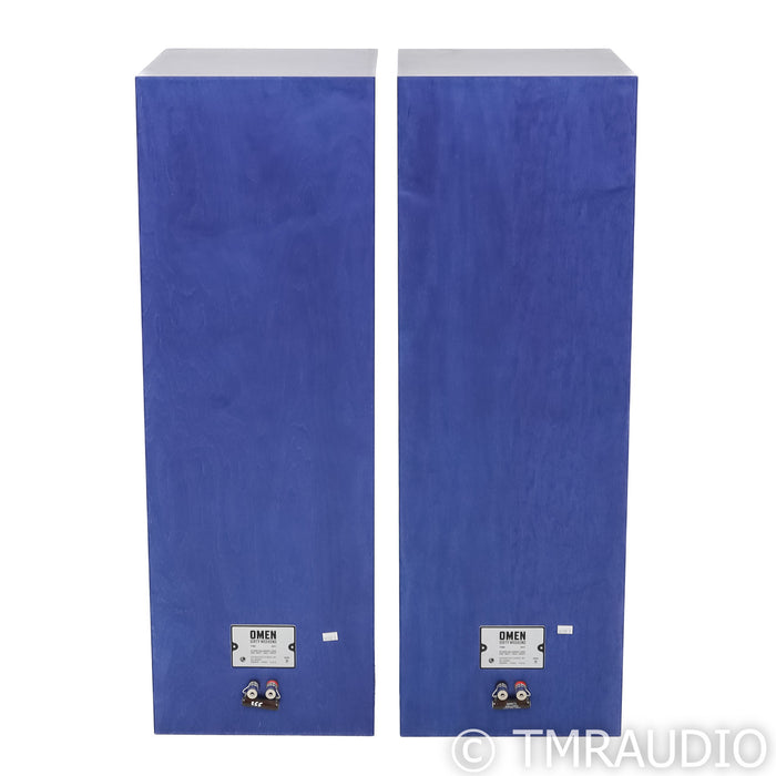 Zu Audio Omen Dirty Weekend Floorstanding Speakers; Electric Blue Pair