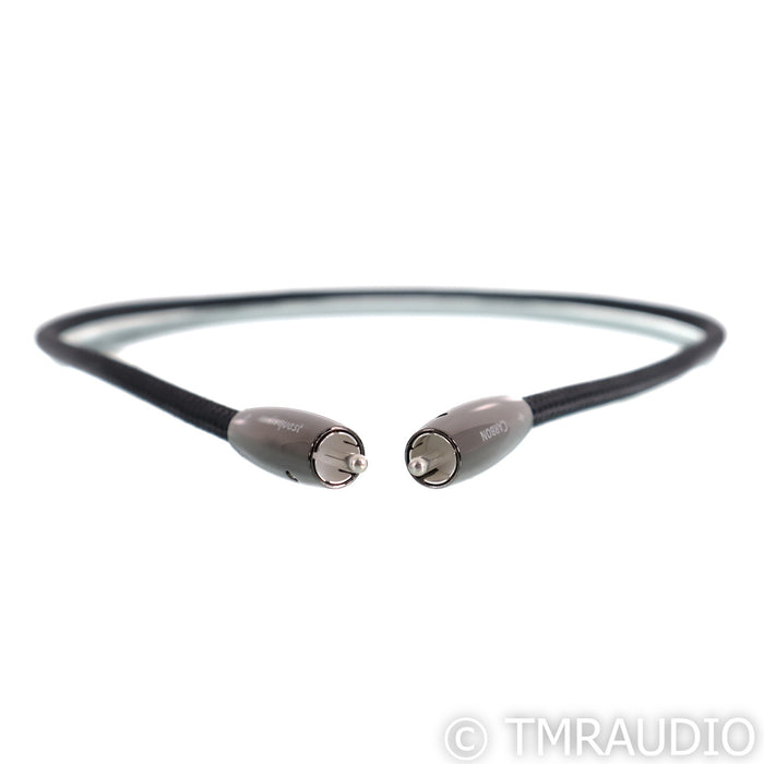 AudioQuest Carbon RCA Digital Coaxial Cable; Single 0.75m Interconnect (Open Box)