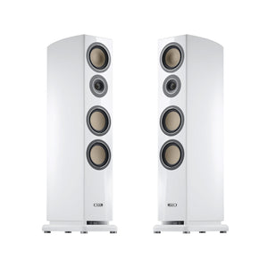 Conton Reference 8K Floorstanding Speakers; White Pair (New)