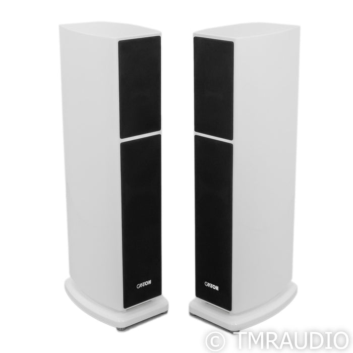 Canton Reference 8K Floorstanding Speakers; White Pair; Warranty