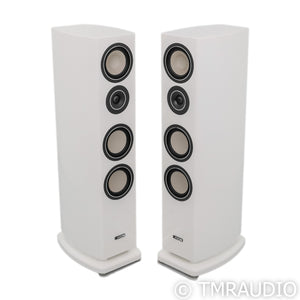 Canton Reference 8K Floorstanding Speakers; White Pair; Warranty