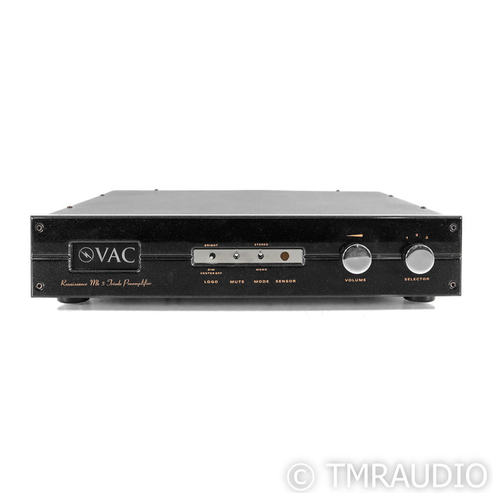 VAC Renaissance Mk V Stereo Tube Preamplifier