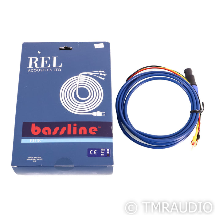 REL BassLine Blue Subwoofer Cable; 3m Speakon Interconnect