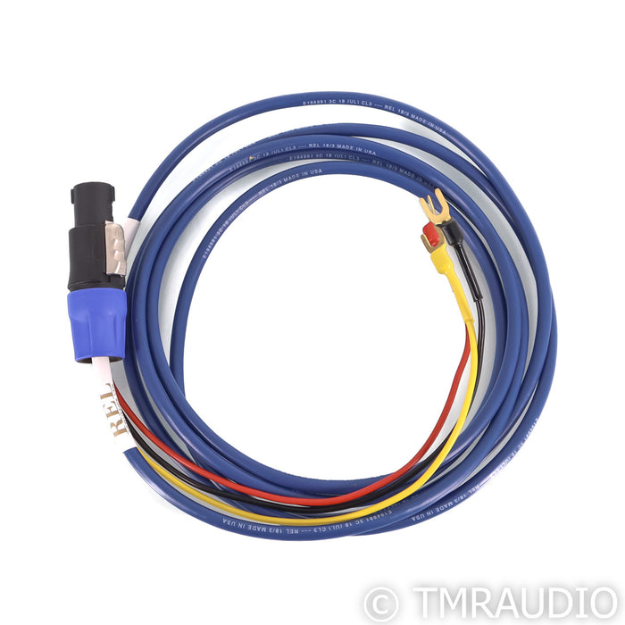 REL BassLine Blue Subwoofer Cable; 3m Speakon Interconnect