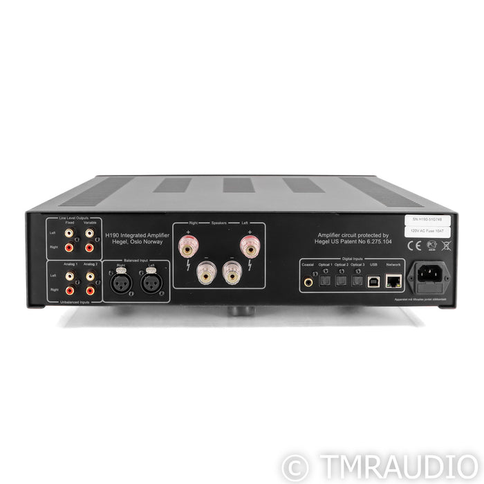 Hegel H190 Stereo Integrated Amplifier / DAC; H-190; D/A Converter