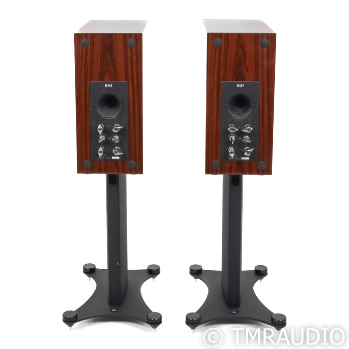 KEF Reference 1 Bookshelf Speakers; Gloss Rosewood Pair w/ Stands