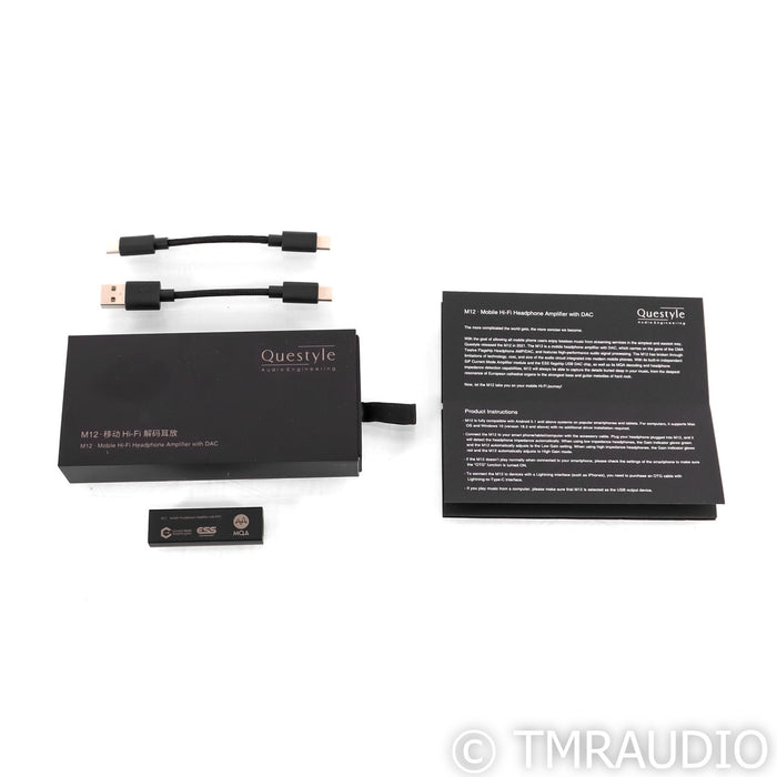 Questyle M12 Mobile HiFi Headphone Amplifier / DAC; M-12 (Open Box)