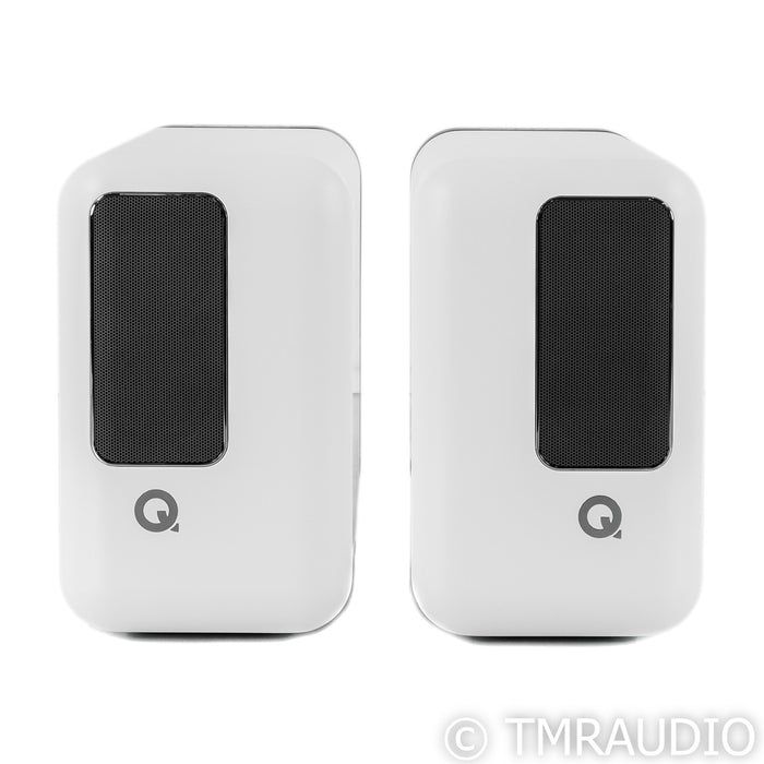 Q Acoustics Q Active 200 Powered Bookshelf Speakers; White Pair (Open Box)