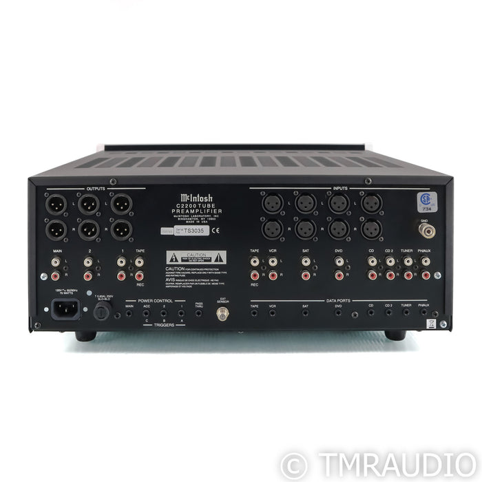 McIntosh C2200 Stereo Tube Preamplifier; MM Phono