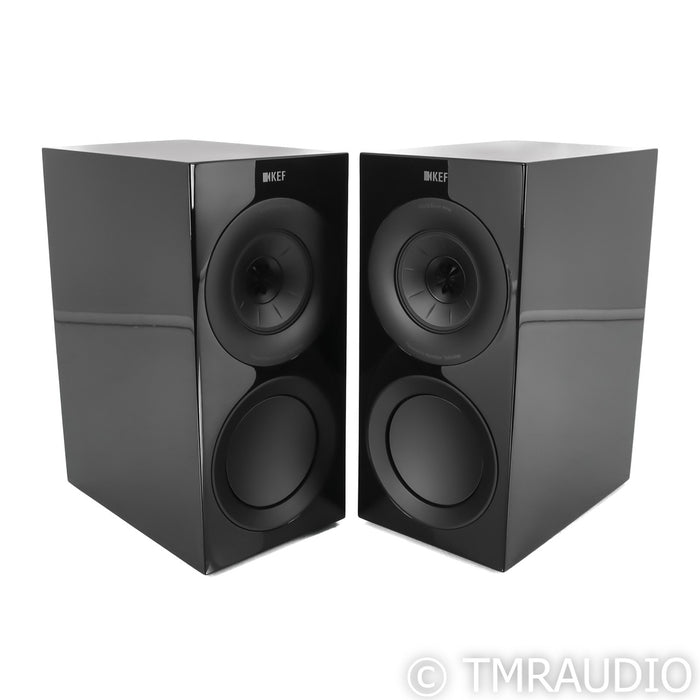 KEF R3 Meta Bookshelf Speakers; Gloss Black Pair