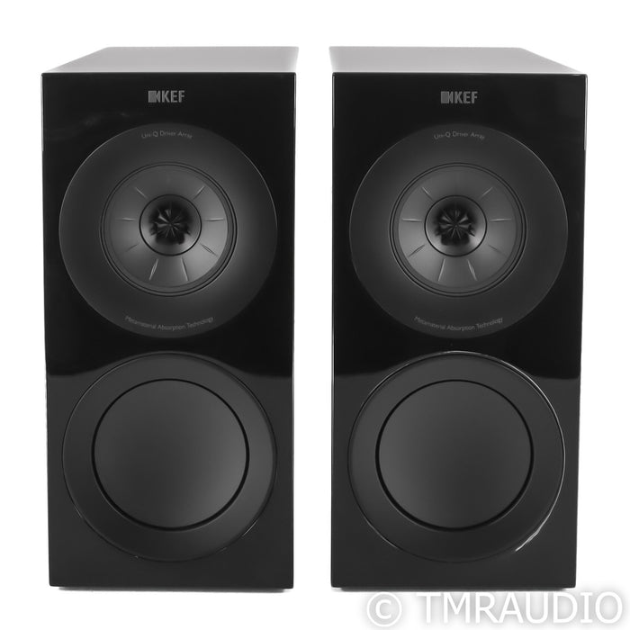 KEF R3 Meta Bookshelf Speakers; Gloss Black Pair