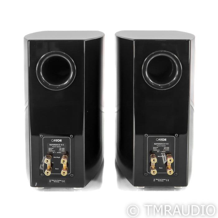 Canton Reference 9K Bookshelf Speakers; Piano Black Pair (Demo w/ Warranty)