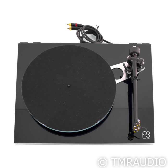 Rega Planar 3 Belt Drive Turntable; RB330 Tonearm; Exact MM Cartridge