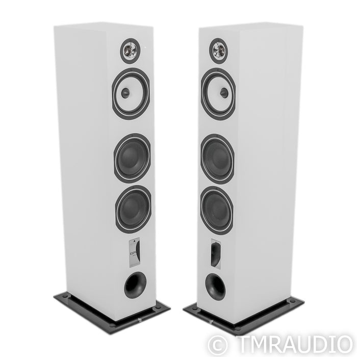 Triangle Audio Esprit EZ Antal Floorstanding Speakers; Gloss White Pair