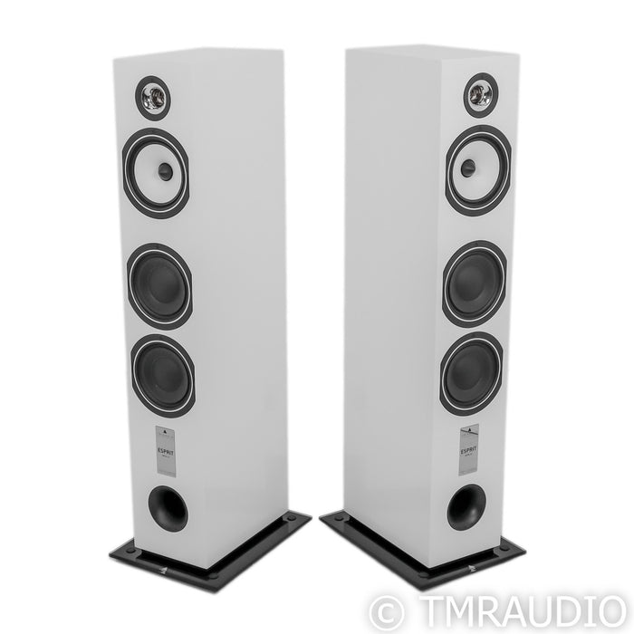Triangle Audio Esprit EZ Antal Floorstanding Speakers; Gloss White Pair