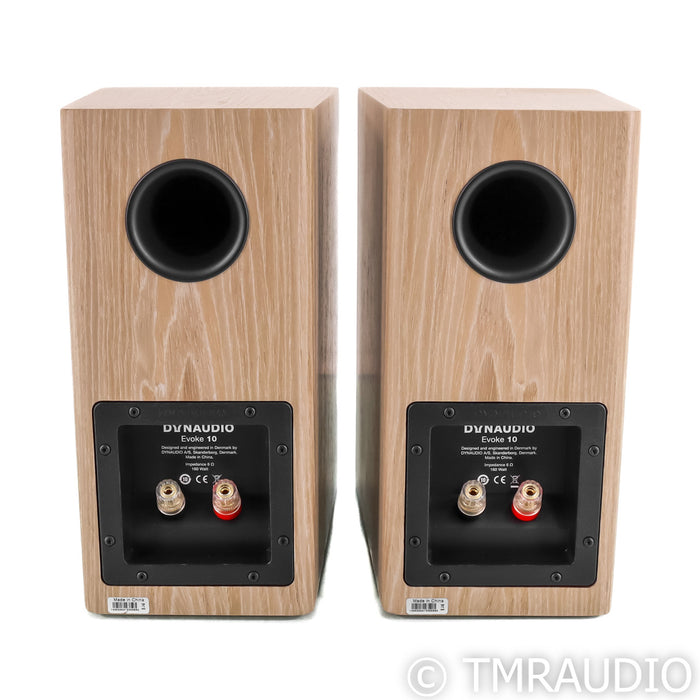 Dynaudio Evoke 10 Bookshelf Speakers; Blonde Wood Pair