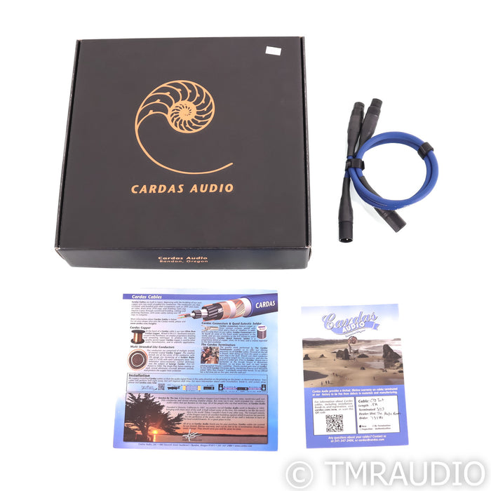 Cardas Clear Cygnus XLR Cables; 0.5m Pair Balanced Interconnects