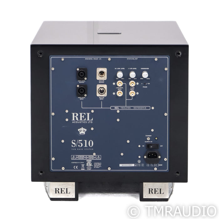 REL S/510 10" Powered Subwoofer; Black