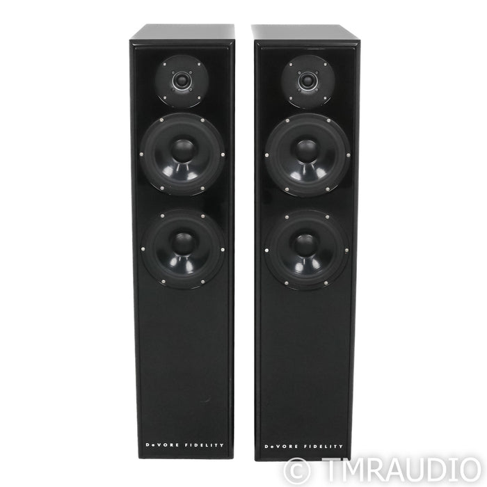 DeVore Gibbon Super 9 Floorstanding Speakers; Mink Pair