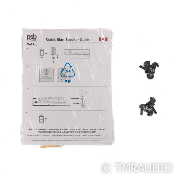 PBS Imagine T2 Floorstanding Speakers; Piano Black Pair