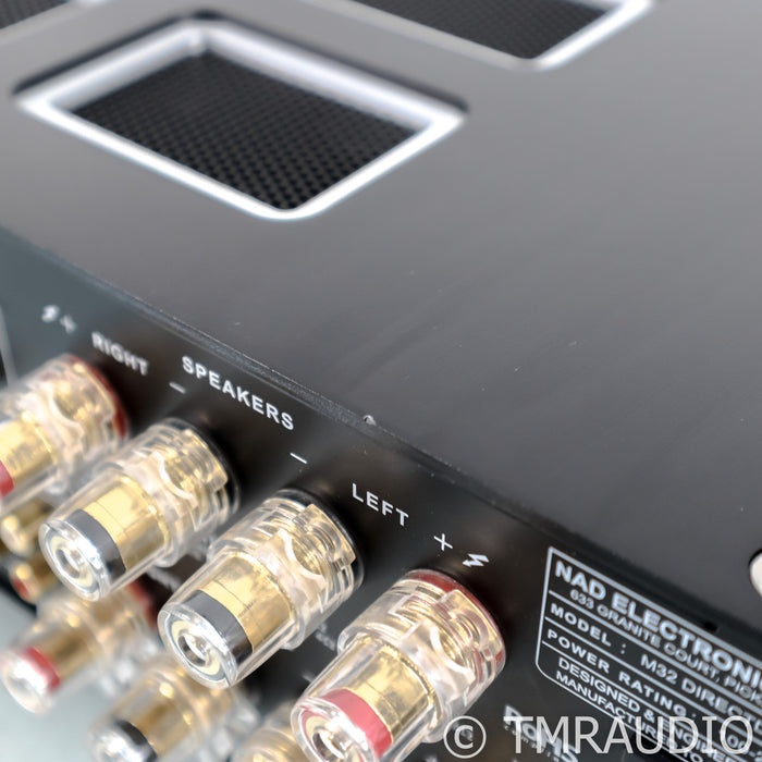 NAD Electronics M32 Stereo Integrated Streaming Amplifier; MM Phono; BluOS