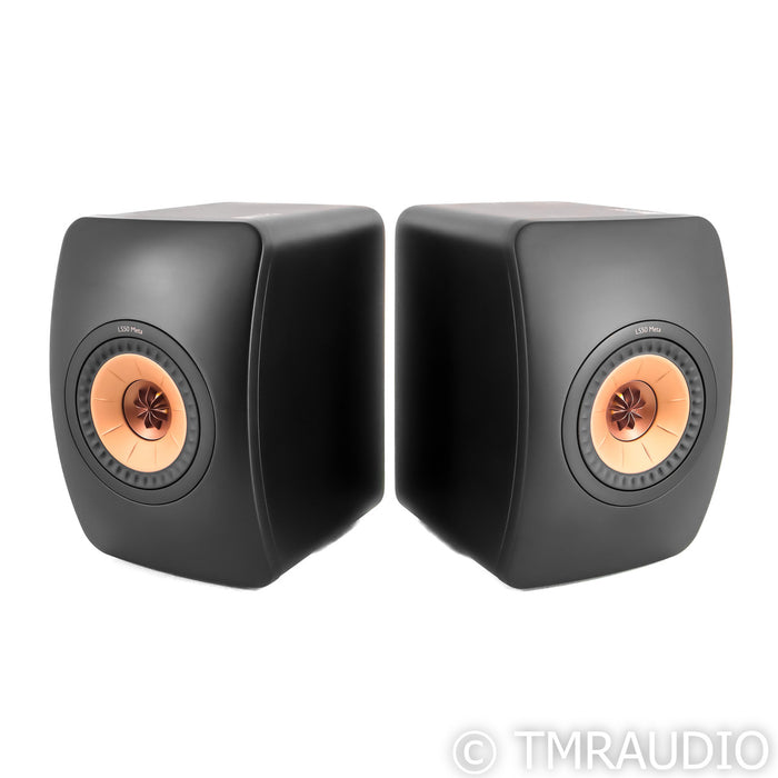KEF LS50 Meta Bookshelf Speakers; Black Pair