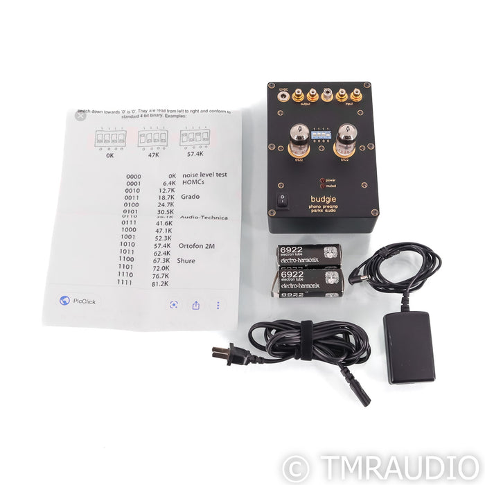 Parks Audio Budgie MM/MC Phono Tube Preamplifier
