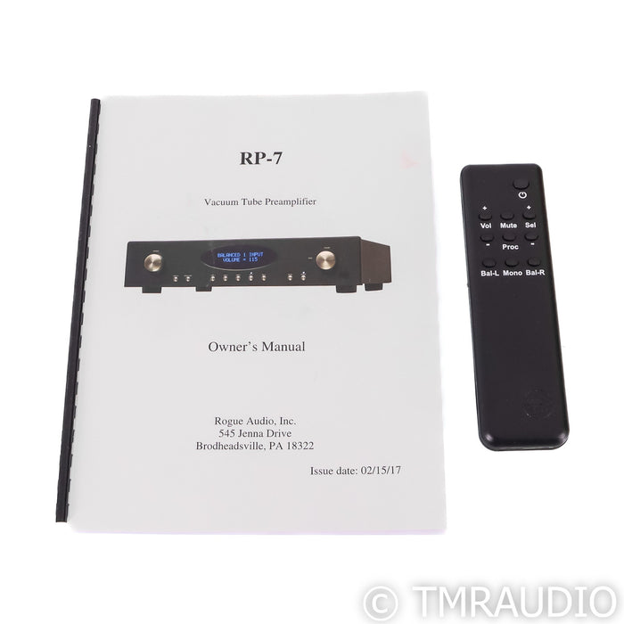 Rogue Audio RP-7 Stereo Tube Preamplifier
