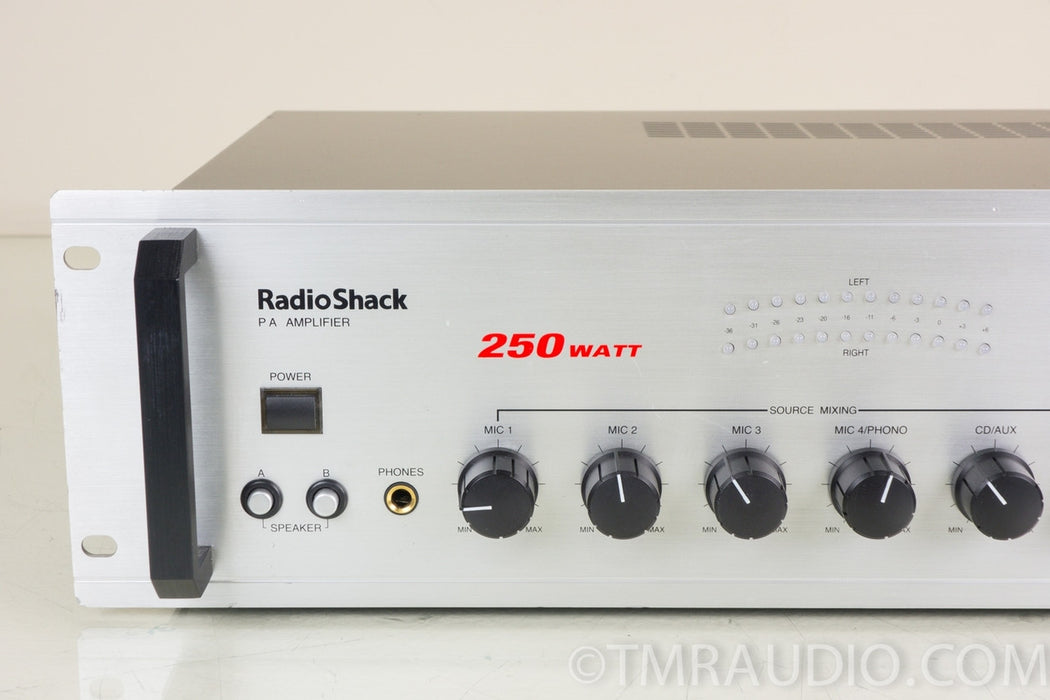 Radio Shack MPA-250A 250 Watt Stereo / Mono PA Integrated Amplifier