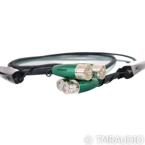 AudioQuest Earth XLR Cables; 1.5m Pair Balanced Interconnects; 72v DBS