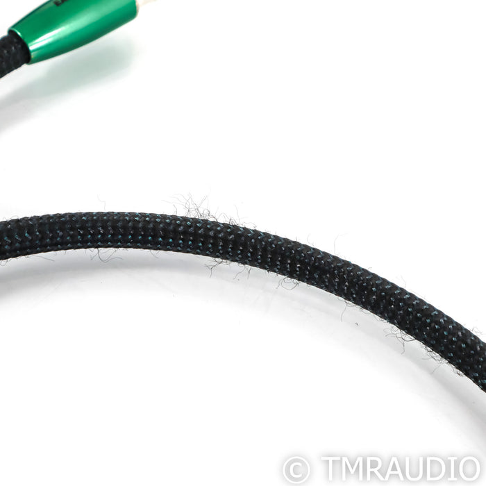 AudioQuest Earth XLR Cables; 1.5m Pair Balanced Interconnects; 72v DBS