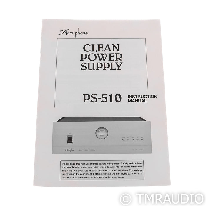Accuphase PS-510 Clean AC Power Line Conditioner; PS510