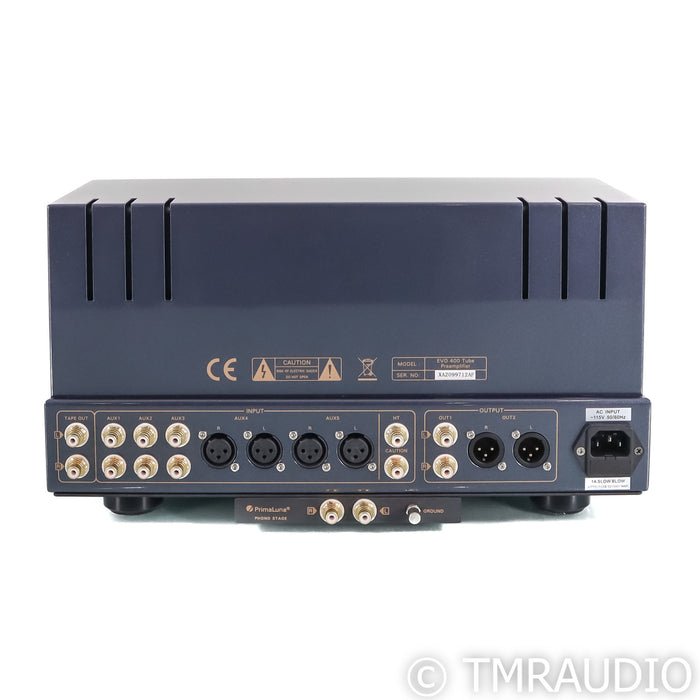 PrimaLuna EVO 400 Stereo Tube Preamplifier; EVO400 (No Phono)