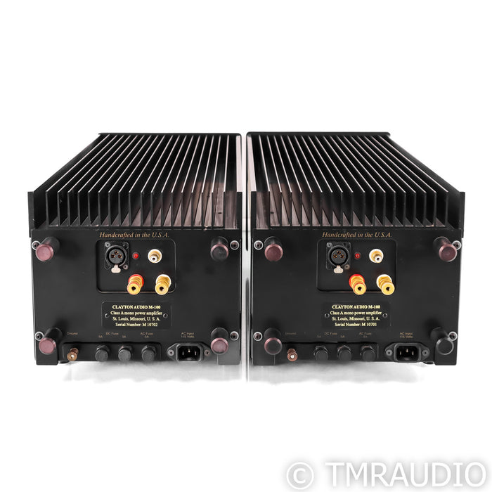 Clayton Audio M100 Mono Power Amplifiers; M-100