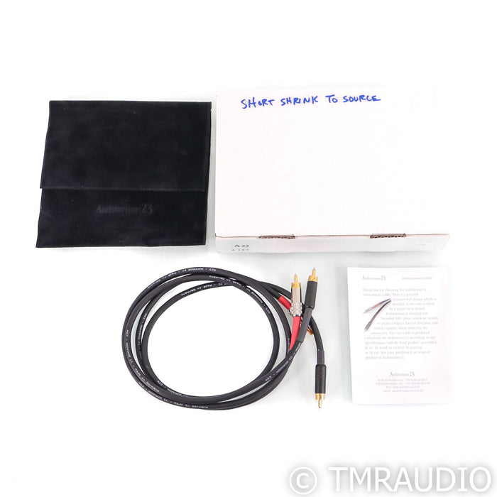 Auditorium23 A23 RCA Cable; 1m Pair Interconnects