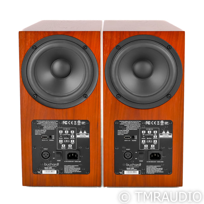 Buchardt Audio A500 Wireless Powered Bookshelf Speakers; A-500; Walnut Pair