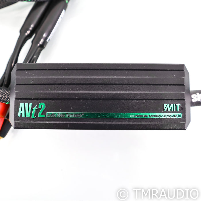 MIT AVt 2 Speaker Cable; 8ft Pair Banana to Spade