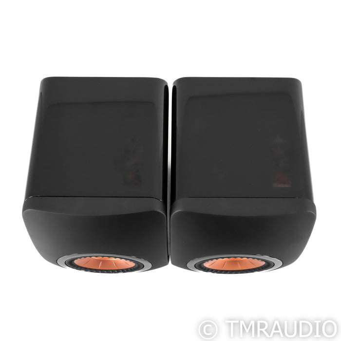 KEF LS50 Bookshelf Speakers; Black Pair