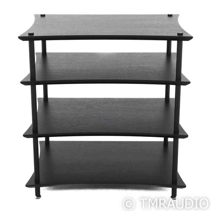 Quadraspire Q4 EVO 4 Shelf Isolation Rack; Black